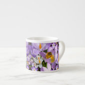 Ansammlung Nectar aus Crocus Blume Kaffee Mu Espressotasse (Vorderseite Rechts)