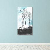 Ansammlung Pine Cones Leinwanddruck (Insitu (Holzboden))