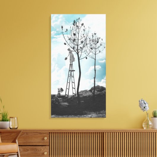 Ansammlung Pine Cones Leinwanddruck (Insitu (Wohnzimmer))