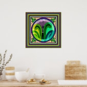 Ansammlung Storm Print Poster (Küche)