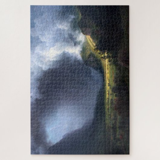 Ansammlung Sturm im Tal, Albert Bierstadt Puzzle (Vertikal)