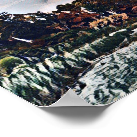 Ansammlung Sturmwolken Poster (Ecke)