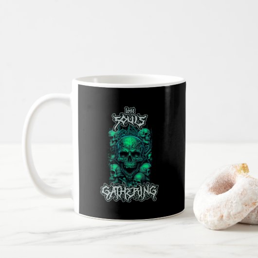 Ansammlung verlorener Soule Kaffeetasse (Mit Donut)