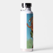 Ansammlung von Blume mit einem Drachen Trinkflasche (Rechts)