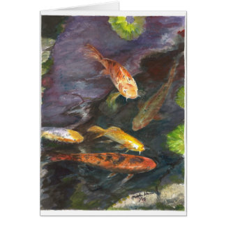 Ansammlung von Koi Fischen