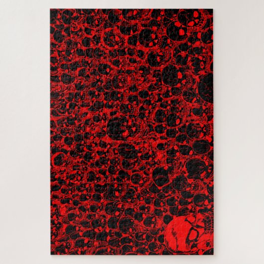 Ansammlung von Schwarz und Rot 1014 Stück Puzzle (Vertikal)