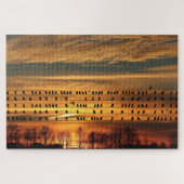 Ansammlung von Starlings Puzzle (Horizontal)