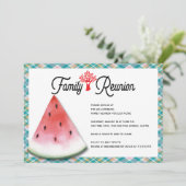 Ansammlung Wiedersehen Picnic Einladung (Stehend Vorderseite)