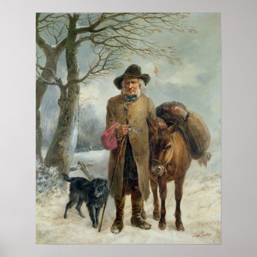 Ansammlung Winterbrennstoff Poster (Vorne)