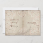 Ansammlungen der Familie - Einladungen - VINTAGE B (Rückseite)