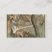 Ansammlungs-Äpfel, von "Travaux DES kaut", engra Visitenkarte (Rückseite)