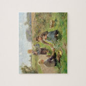 Ansammlungs-Blumen (Öl auf Leinwand) Puzzle (Vertikal)