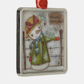 Ansammlungs-Platz - Weihnachtsverzierung Silbernes Ornament (Rechts)