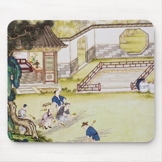 Ansammlungsbambus, zum des Papiers zu machen Mousepad (Vorne)