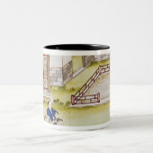 Ansammlungsbambus, zum des Papiers zu machen Zweifarbige Tasse (Mittel)