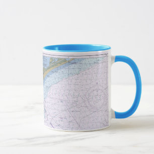 Ansätze an Galveston Bucht-Seediagramm-Tasse Tasse