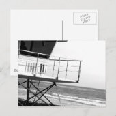 Anschauen der Surfer auf der Postkarte (Vorne/Hinten)