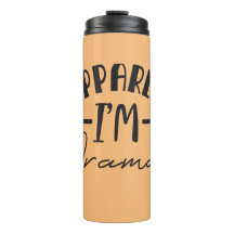 Anscheinend bin ich also dramatische thermische Tu