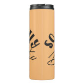 Anscheinend bin ich also dramatische thermische Tu Thermosbecher (Rückseite)