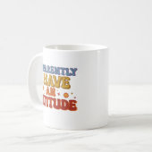 Anscheinend habe ich eine Attitude Retro Groovy  Kaffeetasse (Vorderseite Links)