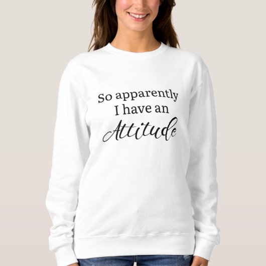 Anscheinend habe ich eine Einstellung Sweatshirt (Vorderseite)