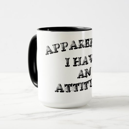 Anscheinend habe ich eine Einstellung Tasse (Vorderseite Links)