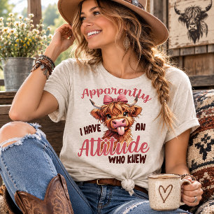 Anscheinend Habe Ich Eine Lustige Kuh Mit Einstell Tri-Blend Shirt
