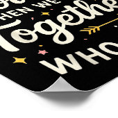 Anscheinend machen wir Ärger, wenn wir zusammen si Poster (Ecke)