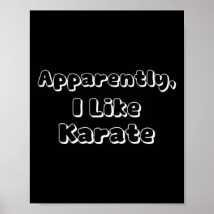 Anscheinend mag ich Karate Poster
