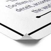 "Anscheinend richtig" Poster Print ("24 x 36", Sem (Ecke)