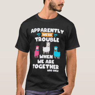 Anscheinend waren wir Ärger, als wir zusammen ware T-Shirt