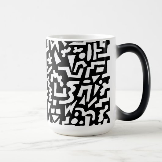 Anscheinende Doodle-Tasse Verwandlungstasse (Rechts)