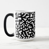 Anscheinende Doodle-Tasse Verwandlungstasse (Links)