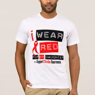 Anschlag-Bewusstsein trage ich rotes Band für T-Shirt