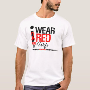 Anschlag-Bewusstsein trage ich rotes Band für T-Shirt