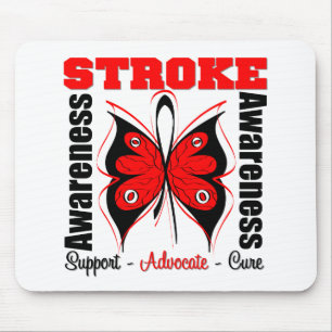 Anschlag-Bewusstseins-Schmetterling Mousepad