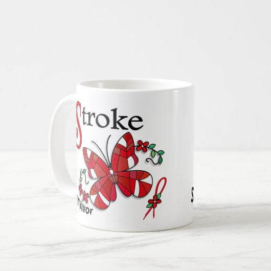 Anschlag des Überlebend-6 Kaffeetasse (Vorderseite Links)