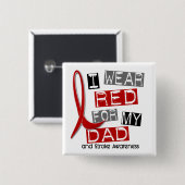 Anschlag I ABNUTZUNGS-ROT FÜR MEINEN VATER 37 Button (Vorne & Hinten)