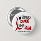 Anschlag I ABNUTZUNGS-ROT FÜR MICH 37 Button (Vorne & Hinten)