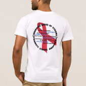 Anschlag-Warnzeichen-u. Symptom-T - Shirt (Rückseite)