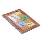 Anschlagbrett mit kundengerechten Notizen Notizblock (Rechte Seite)