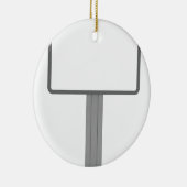 Anschlagtafel Keramikornament (Rechts)