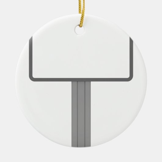 Anschlagtafel Keramikornament (Vorne)