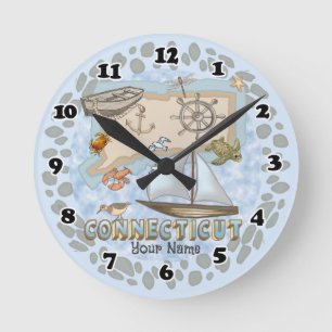 Anschlussklemme Runde Wanduhr