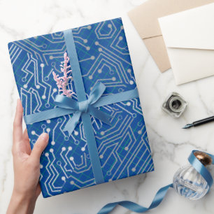 Anschlussschaltung A.b Blue BG Geschenkpapier