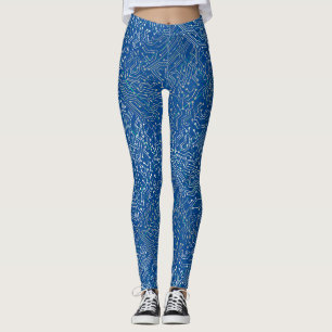 Anschlussschaltung A.b Blue BG Leggings