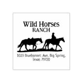 Anschrift der Pferderasse Gummistempel (Prägung)