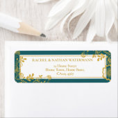 Anschrift der Viktorianischen Blumenspitze aus Gol (Insitu)