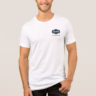 Anschrift der Website für Ihr Firmenlogo Tri-Blend Shirt