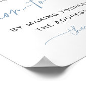 Anschrift des Envelope Twinkle Star Baby Shower Bo Poster (Ecke)